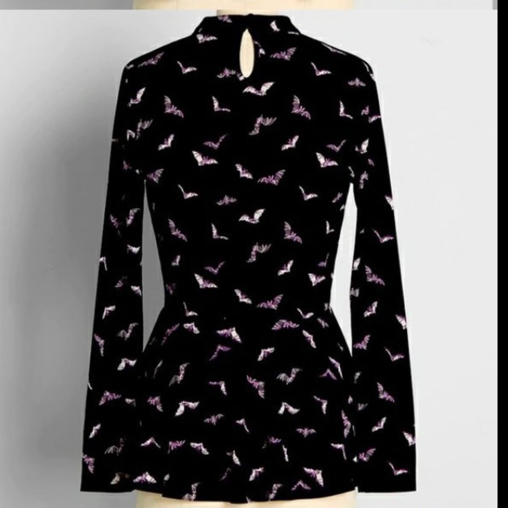 ModCloth Bat peplum dress NWOT